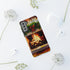 Candles on the Hearth Decorated for Christmas - Impact Resistant Phone Case